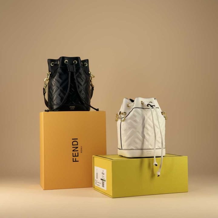 Fendi Mon Tresor mini bucket bag